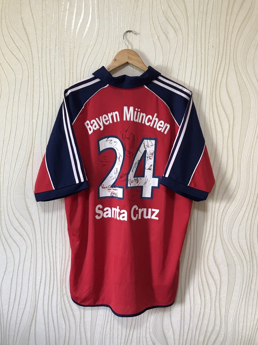 BAYERN MUNICH 1999 2000 2001 HOME FOOTBALL SHIRT JERSEY ADIDAS