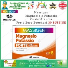 Marco Viti Massigen Magnesio e Potassio Forte Zero Zuccheri 24 + 6 30 Buste