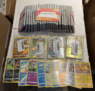 Pokemon Card Collection - 20 Reverse Holo Pokemon Cards German For Gift Set