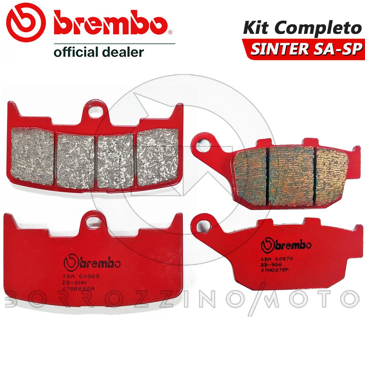 Plaquettes De Frein Arrière Brembo Pour Buell XB12 S Lightning 2007-2008 - Neuf Sous Emballage