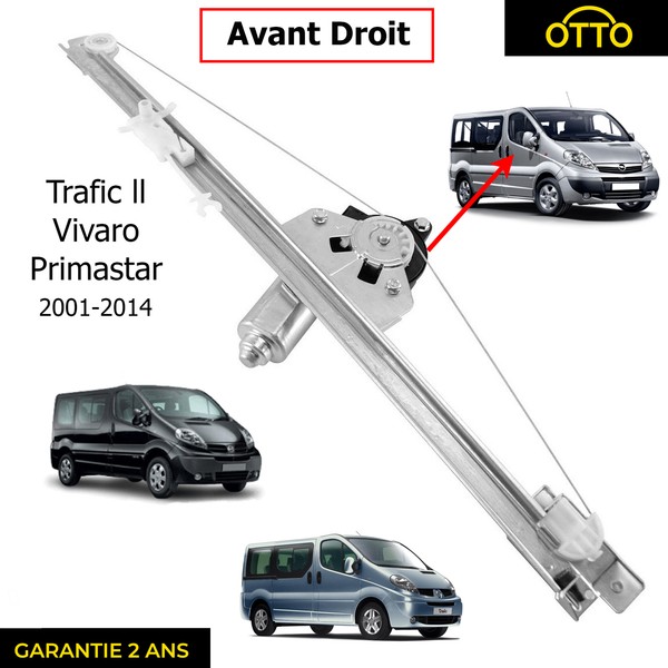 Elektrischer Fensterheber Vorne Rechts FüR Vivaro Trafic 2 Primastar-image
