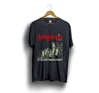 Django Reinhardt Black T-Shirt Size S-5XL