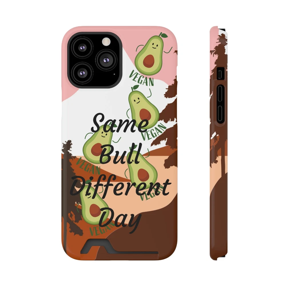 Slim Protective Phone Case with Built-in Card Holder  