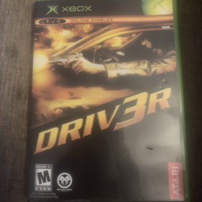 Driv3r Driver 3 (Microsoft Xbox) Complete CIB W/ Manual Tested ...