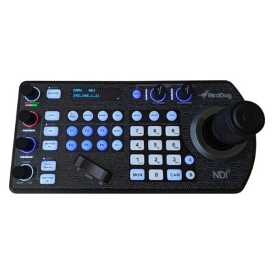 BirdDog PTZ Keyboard controller w/NDI, VISCA, RS-232 & RS422