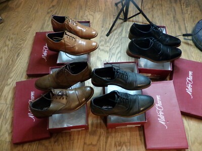 Metrocharm MC602 Men's Lace Up Cap Toe Fashion Classic Dress shoe