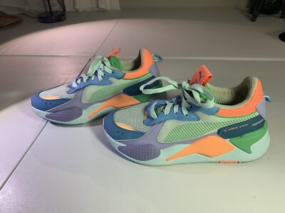 puma rsx purple orange