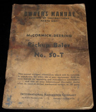 Vintage Mccormick-deering International Harvester Manual Pickup Baler No. 50-t Vintage Mccormick-deering International Harvester Manual Pickup Baler No. 50-t