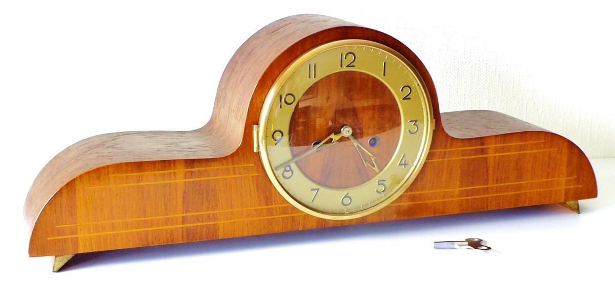 Gustav Becker Alte Tisch Uhr Gustav Becker Tischuhr, Kaminuhr Mit