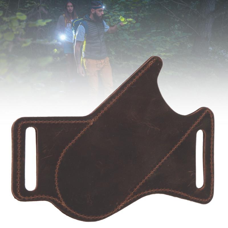 MiOYOOW Leder Messerholster - Lederscheide Für Outdoor Camping