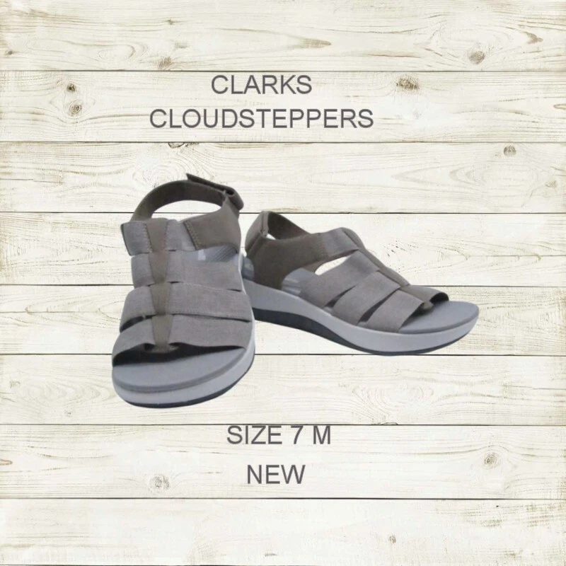 Clarks Arla Shaylie Women s Strappy Sandals color sand size 7 new w o tags eBay