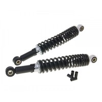 StoßDäMpfer Satz 280Mm Schwarz ErsatzstoßDäMpfer FüR Roller Mofas Und Mopeds