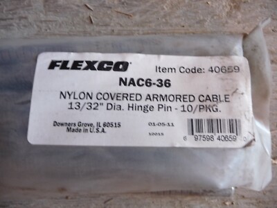 LOT OF 14 -- FLEXCO - 40659 - NAC6-36 HINGE PINS 14/PK New with Shelf Wear