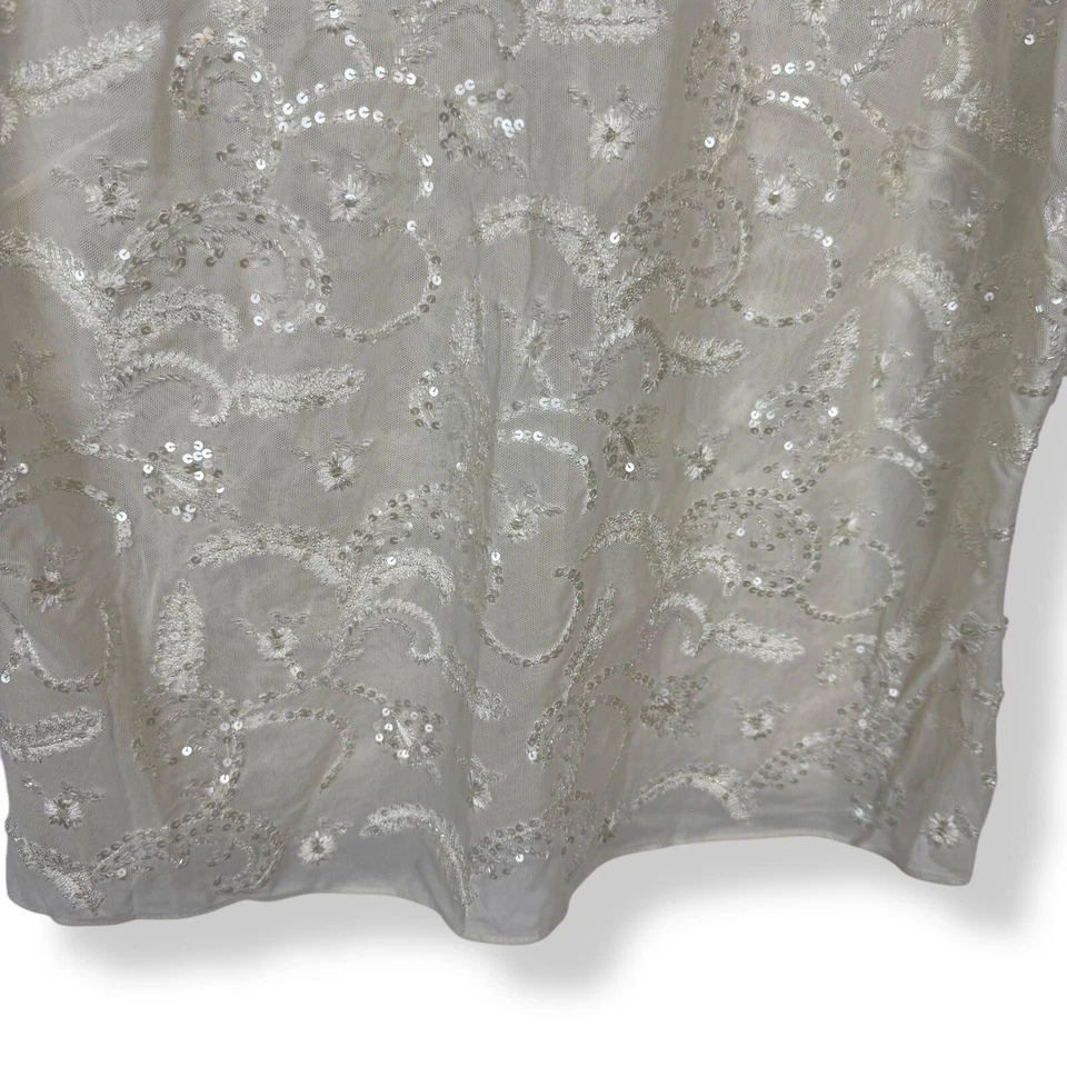 Tank Top Womens Fits Size M L Sequin Angelcore Mermaidcore Ethereal Fairy Glam - image 4 of 4