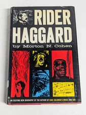 Rider Haggard His Life and Works HCdj 1961