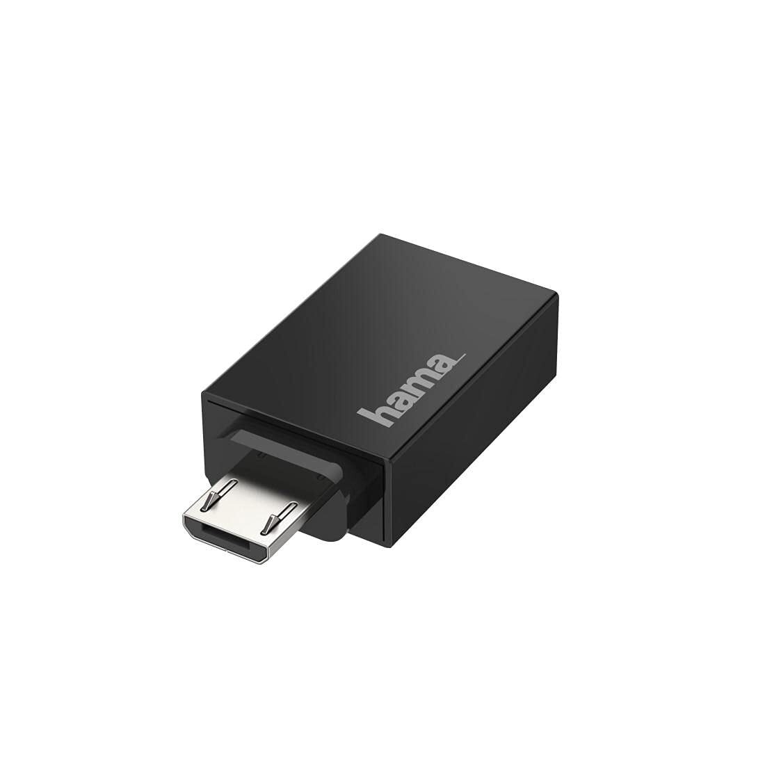 Hama Adattatore USB-OTG, connettore Micro-USB, USB 2.0, 480 Mbps