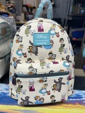 Loungefly MiniBackpack Disney Pets Love AOP Chibi Characters Mini Backpack S1B