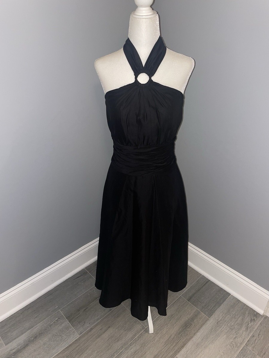 WHITE HOUSE BLACK MARKET halter dress size