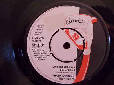 Rocky Sharpe & the Replays - Love will make you fail in.. / A girl like you 45 