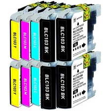 10P Printer Ink Compatible with Brother LC103XL MFC-J245 MFC-J875DW MFC-J6920DW