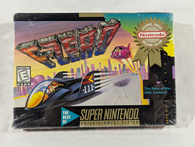 Super Nintendo SNES F-ZERO FZERO Racing NEW Factory V-Sealed CIB