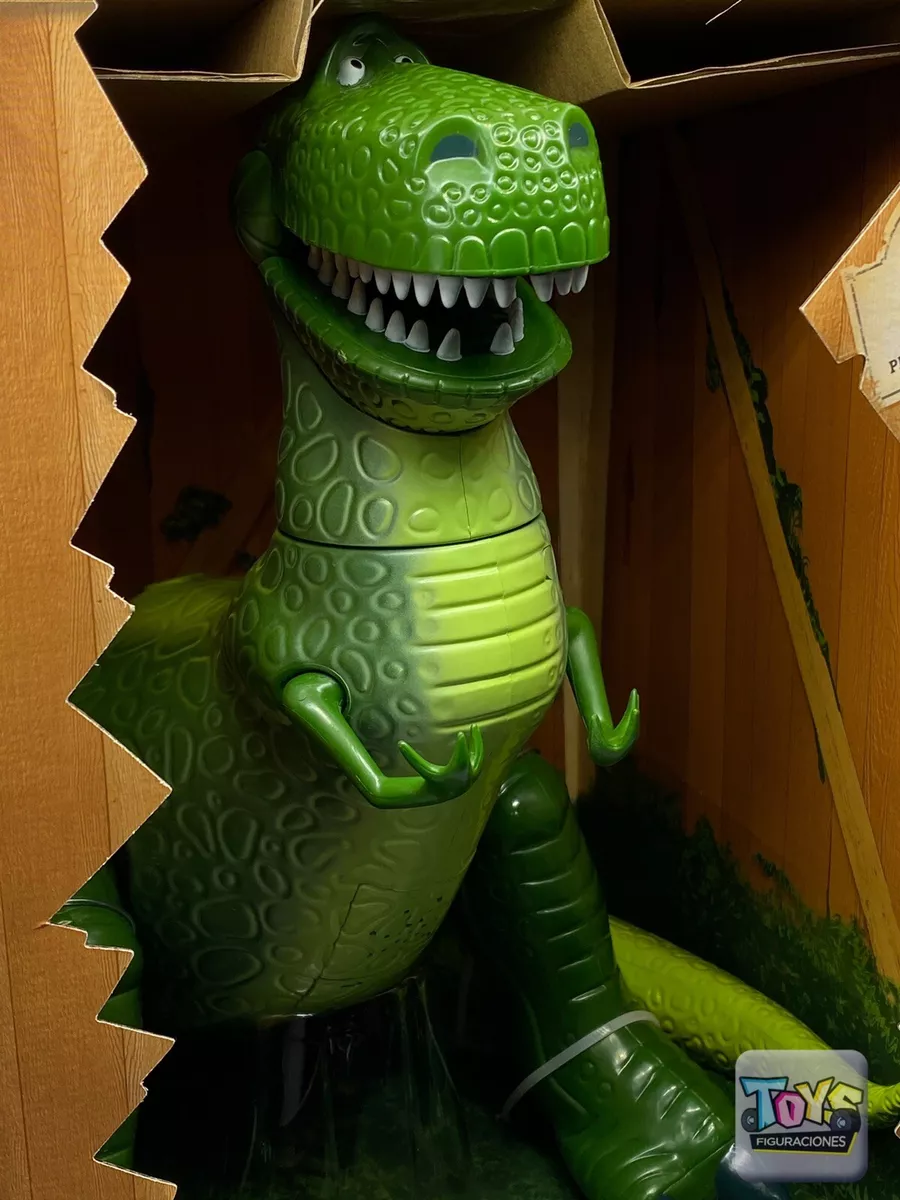  DISNEY Store Official Rex Interactive Talking Figura de acción  de Toy Story, 12 pulgadas, cuenta con más de 10 frases en inglés, a partir  de 3 años : Disney: Juguetes y Juegos