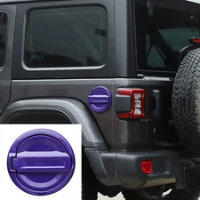 Purple Gas Cap Cover Trim Fuel Tank Decor for 18+ Jeep Wrangler Accessories JL