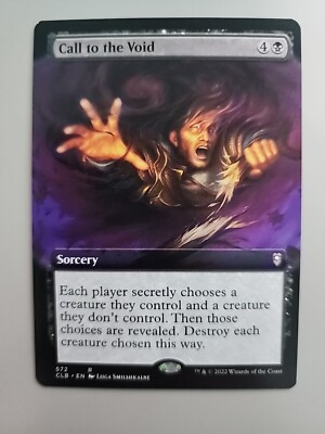 MTG Call to the Void Comm Legends: Battle for Baldur's Gate 572 Borderless Rare 
