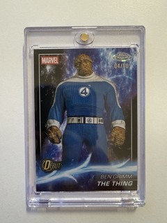 2025 Topps Marvel Studios Cromo Zafiro La Cosa/10 Negro