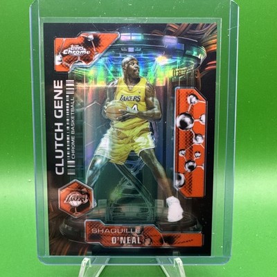 Shaquille O'Neal 2025-26 Topps Chrome Update Clutch Gene Orange Refractor /25