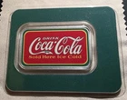 Coca Cola 1oz .999 Fine Vintage Silver Bar Sealed TEP
