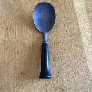 Bonny Prod Co Ice Cream Paddle Spade Scoop Gelato Spoon Black Handle VTG