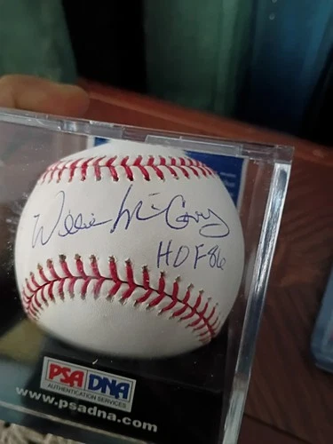 WILLIE McCovey GEM 10 Signed Auto Baseball PSA/DNA  SWEET SPOT HOF