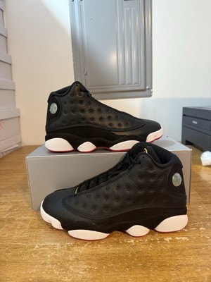 Mens Size 7-Nike Air Jordan 13 Retro Shoes Playoffs Black/Red 414571-062