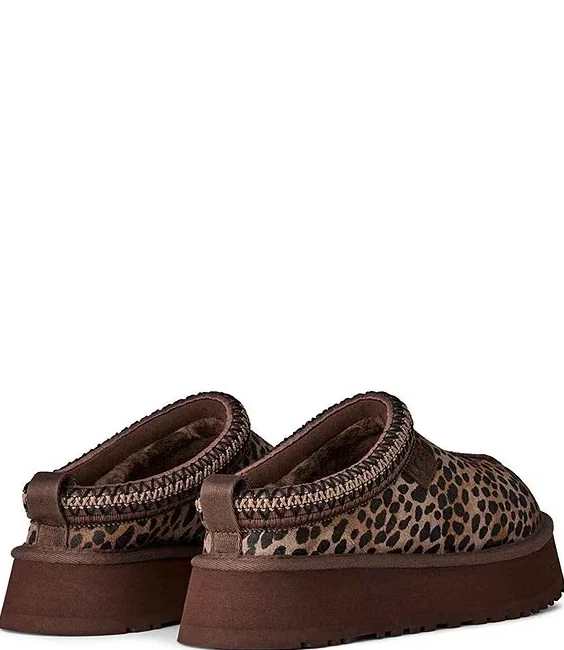 Горячие продажи UGG Tazz Caspian пятнистый икры волосы сабо, сожженный кедр - Изображение 3 из 4