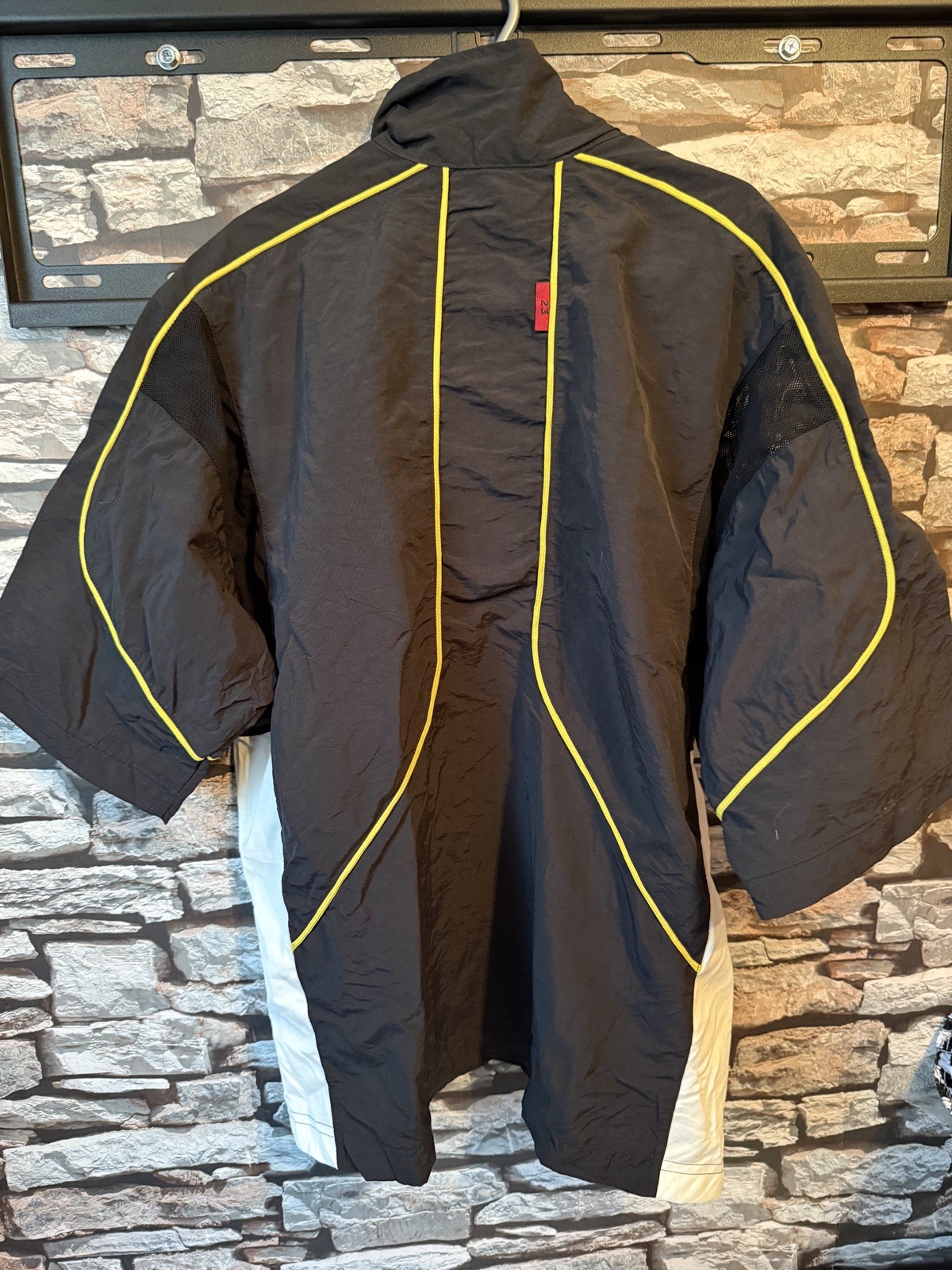 SACAI X NIKE Giacca da pista vintage Nike Jordan nylon uomo M full zip manica corta rara originale