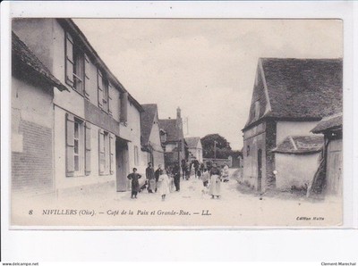 NIVILLERS: café de la paix et grande-rue - very good condition