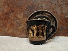 Greece Tea Cups With Saucers - Set Of 3 — photo 2