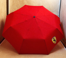  Unused Ferrari Folding Umbrella One touch Jumbo Red