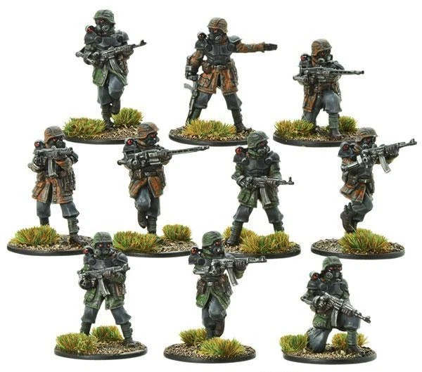 Warlord Games Comandantes De Pelotón Del Ejército Japonés, Miniaturas De Resina A Escala De 28 Mm Para Acción De Pernos Altamente Detalladas, Miniaturas De La Segunda Guerra Mundial
