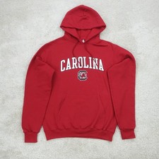 South Carolina Gamecocks Hoodie Mens Small Red Champion Football NCAA Athletic
