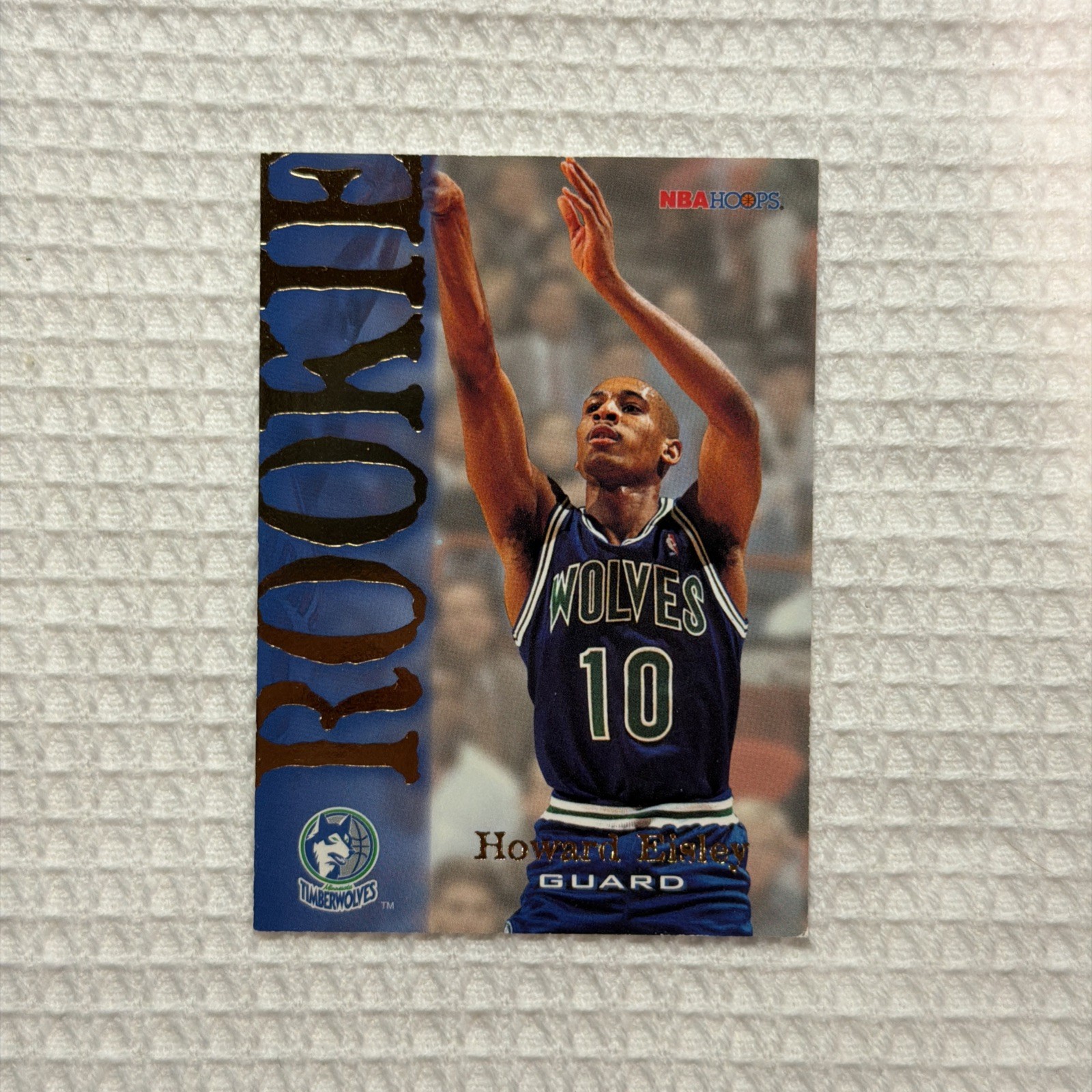1994-95 NBA Hoops #350 Howard Eisley Rookie Minnesota Timberwolves