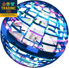 Flying Ball Toy, USB Charging Intelligent Sensor Rotating Globe with Colorful LE