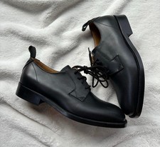 Versace Black Leather Lace-Up Dress Shoes - 39EU - Fits 7-7.5 US New - Authentic