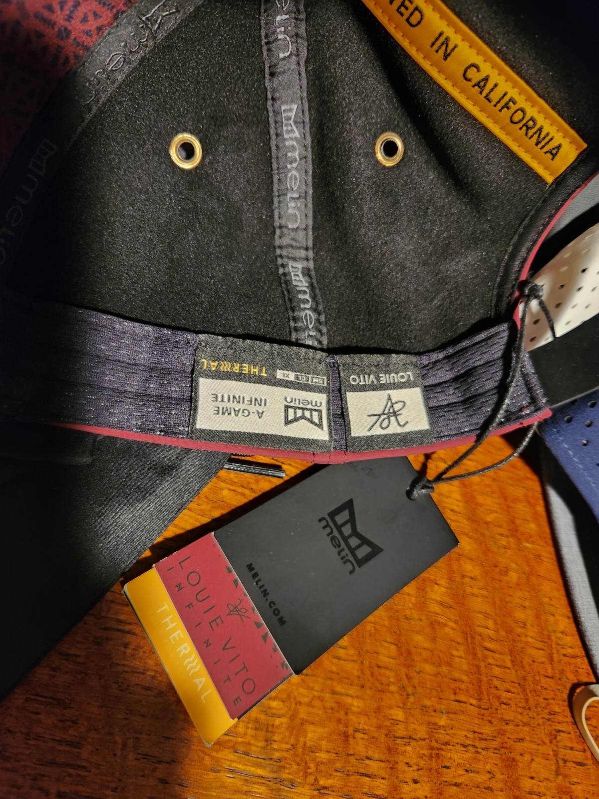 Melin A GAME Maroon LOUIE VITO signature Maroon Thermal In XL rare image 6