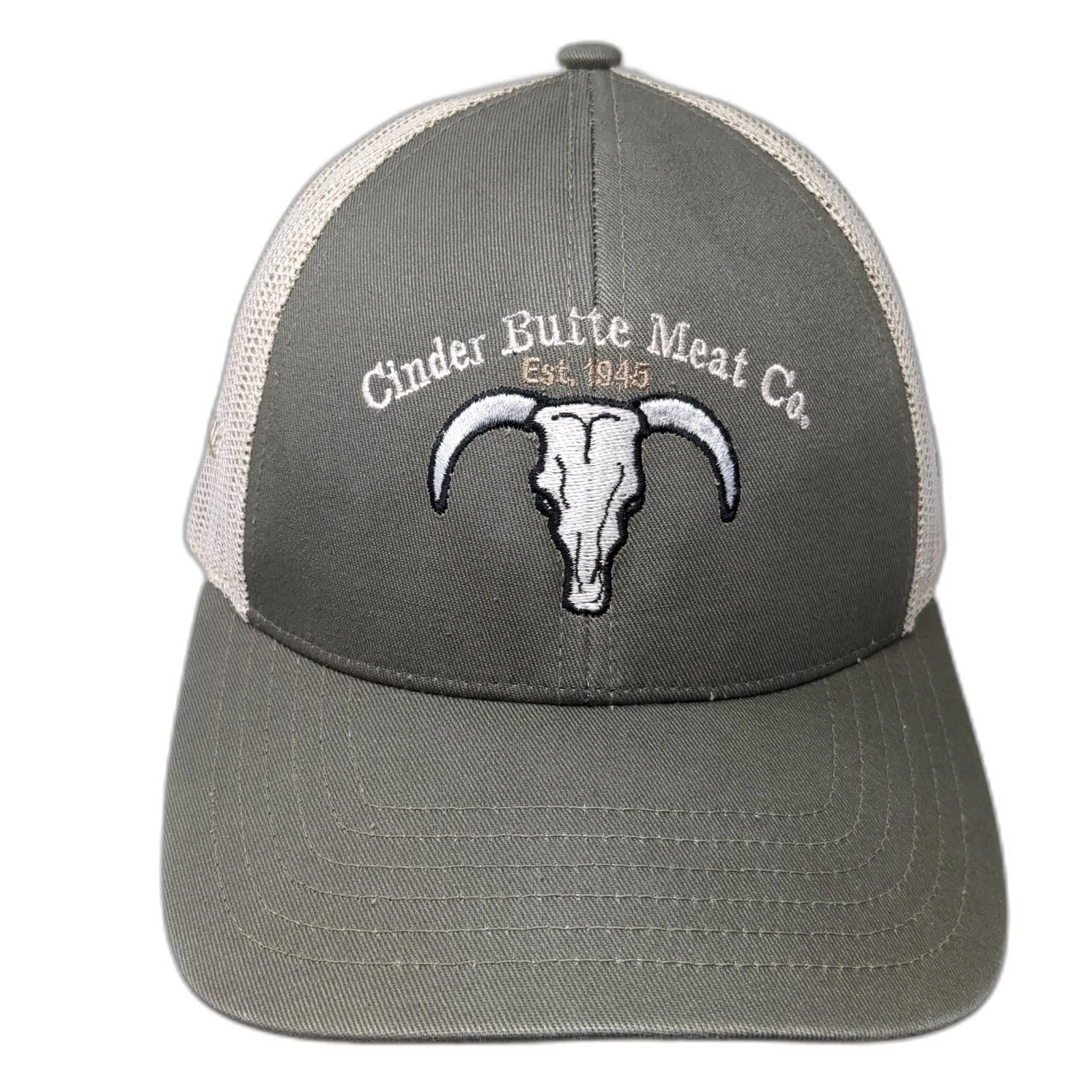 Cinder Butte Meat Co. Est. 1945 Snapback Trucker Hat Multi One Size Outdoor Cap