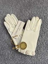 Carolina Amato Beige Gloves Little Girls Ages 1-4