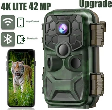Campark 4K Lite Trail Camera 42MP WiFi Bluetooth Wildlife Hunting Game Camera IR