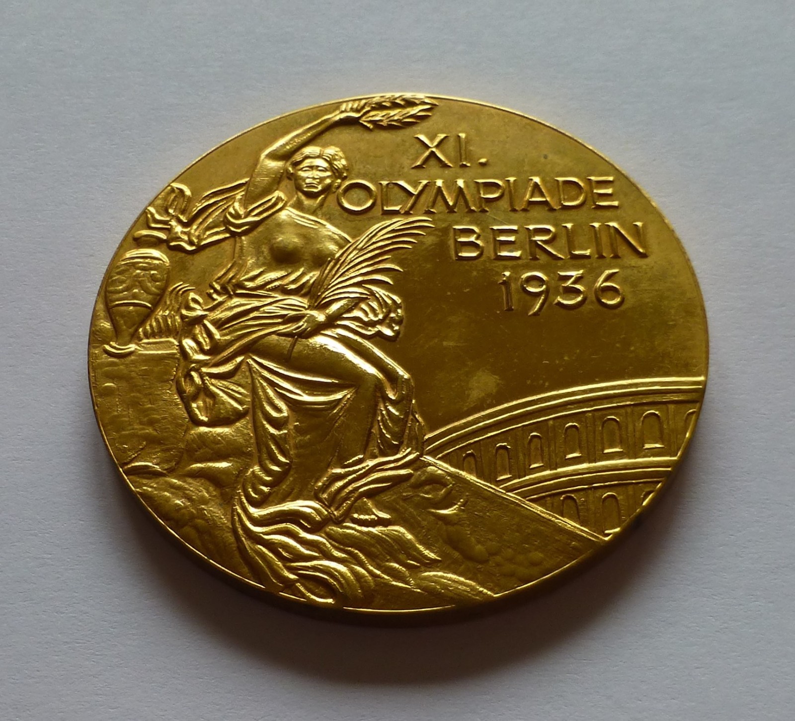 1936 Summer Olympics decoration medal, Berlin 1936 - Games of the XI Olympiad