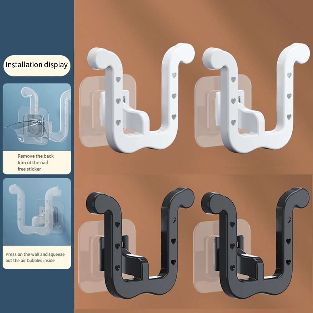 Self Adhesive Shoe Rack for Door Closet Bathroom Kitchen F6G33005